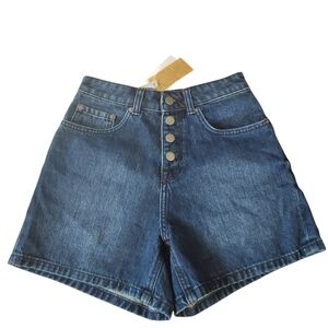 NWT Roxy Denim High-Waisted Women Shorts